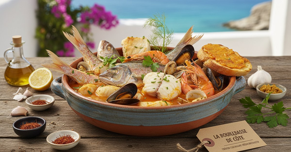 La bouillabaisse de côte : trésor culinaire méditerranéen