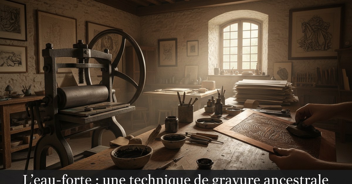 L’eau-forte : une technique de gravure ancestrale