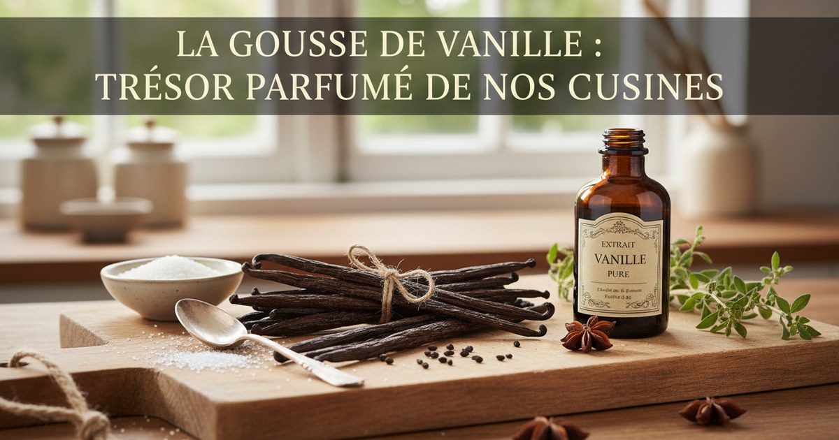 La gousse de vanille : trésor parfumé de nos cuisines