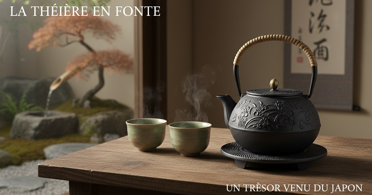 La théière en fonte : un trésor venu du Japon